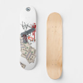 Kriminelle Absicht Skateboard (Vorderseite)