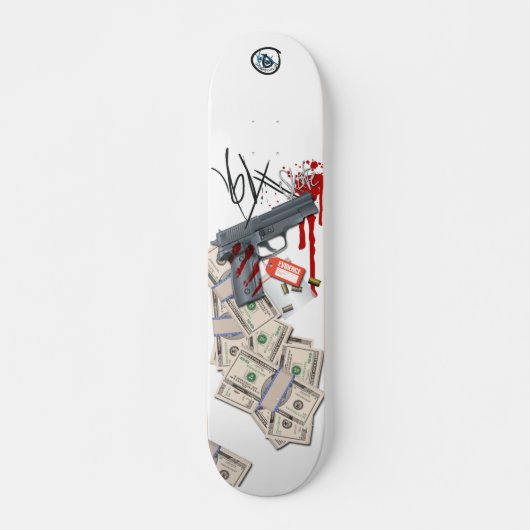 Kriminelle Absicht Skateboard (Vorne)