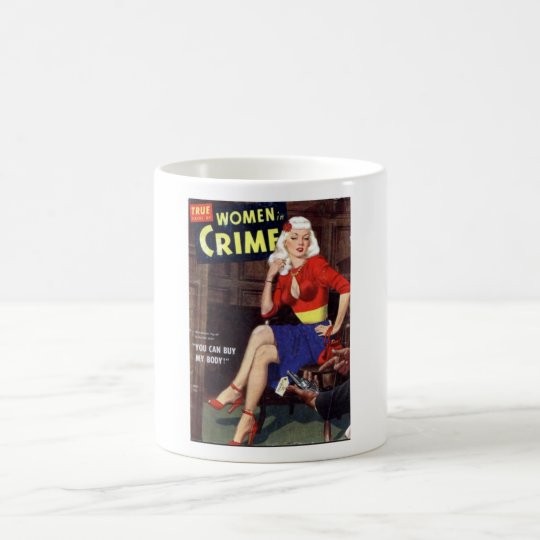 Kriminelle Blondine Kaffeetasse