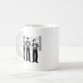 Kriminelle Pantomimen Kaffeetasse (Vorderseite Links)