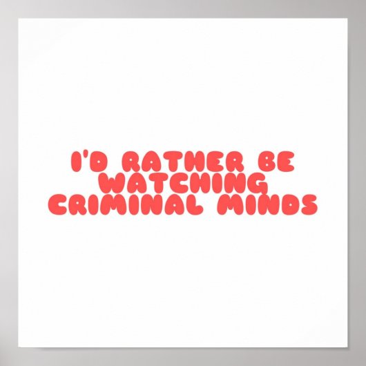 Kriminelle Poster (Vorne)