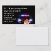 Kriminelle Verteidiger-Visitenkarten Visitenkarte (Vorne/Hinten)