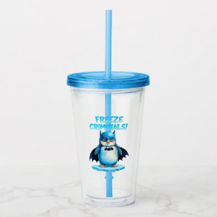 Kriminelle zum Einfrieren - Dunkler Pinguin Acryltrinkbecher