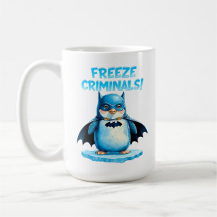 Kriminelle zum Einfrieren - Dunkler Pinguin Kaffeetasse