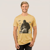 Krimineller Bigfoot Tri-Blend Shirt (Vorderseite voll)