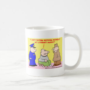 krimineller literarischer Agent Kaffeetasse