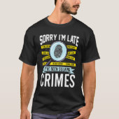 Kriminologe Kriminologie True Crime Fan T-Shirt (Vorderseite)