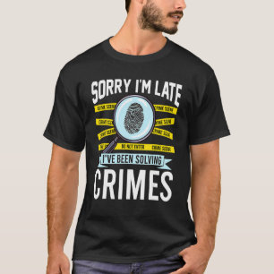 Kriminologe Kriminologie True Crime Fan T-Shirt