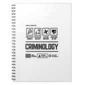 Kriminologie Notizblock (Vorderseite)