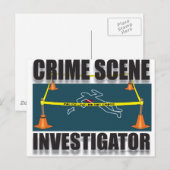 KRIMINSZENPRÜFER POSTKARTE (Vorne/Hinten)