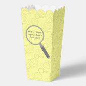 Krimis Solving Evidence Board Popcorn Geschenkschachtel (Rückseite)