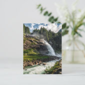Krimmer Wasserfall, Österreich Postkarte (Stehend Vorderseite)