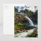 Krimmer Wasserfall, Österreich Postkarte (Vorne/Hinten)
