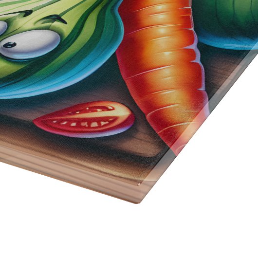 Krimsküche gehackte Gemüse Schneidebrett (Ecke)