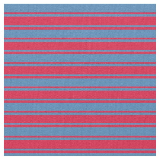 Krimson and Blue Lines Pattern Stoff (Nahaufnahme)