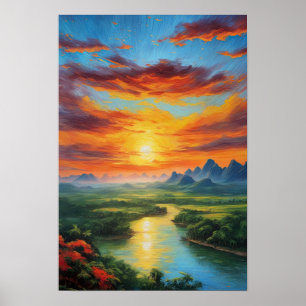Krimson Sunset fesseln Poster