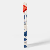 Krimson und Coral-Blume Case-Mate iPhone Hülle (Rückseite / Links)