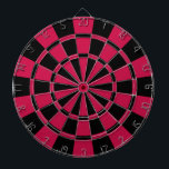 Krimson und Schwarz Dartscheibe<br><div class="desc">Crimson und Black Dart Board</div>