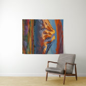 Krimson Wolken über dem Tal Wandteppich (Beispiel (Horizontal))