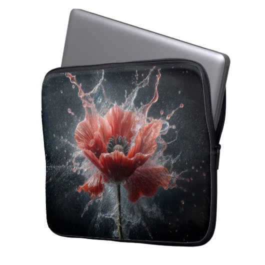 Krimsonexplosion Laptopschutzhülle (Vorderseite Links)