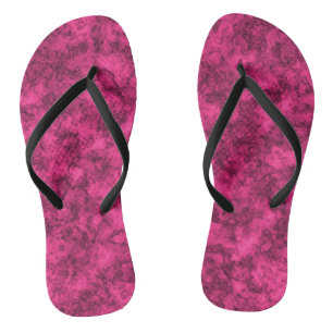 Krimsonfarbenes Marmormuster Badesandalen