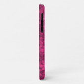Krimsonfarbenes Marmormuster Case-Mate iPhone Hülle (Hinten/Links)