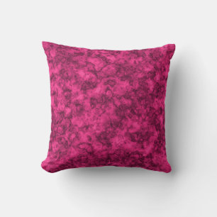 Krimsonfarbenes Marmormuster Kissen