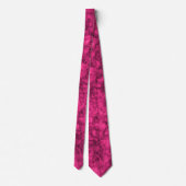 Krimsonfarbenes Marmormuster Krawatte (Rückseite)