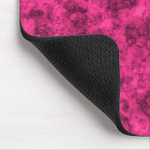 Krimsonfarbenes Marmormuster Mousepad (Ecke)