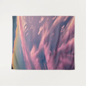 Krimsongetrübte Wolken Wandteppich (Vorderseite (Horizontal))