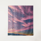 Krimsongetrübte Wolken Wandteppich (Vorderseite)