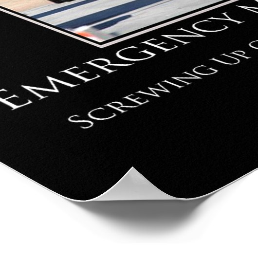 Krimszenen Motivierend Poster (Ecke)