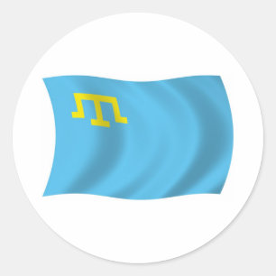 Krimtatarische Flagge Aufkleber