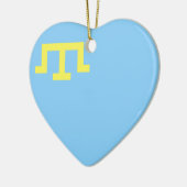 Krimtatflagge Keramikornament (Links)