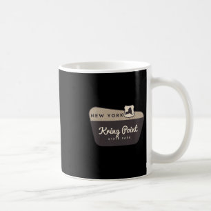 Kring Point State Park New York Willkommensschild  Kaffeetasse