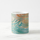 Kringel der Ruhe Abstrakte Wasserharmonie Kaffeetasse (Mittel)