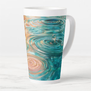Kringel der Ruhe Abstrakte Wasserharmonie Milchtasse