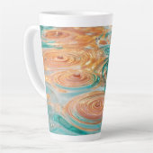 Kringel der Ruhe Abstrakte Wasserharmonie Milchtasse (Linke Ecke)