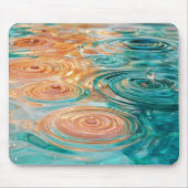 Kringel der Ruhe Abstrakte Wasserharmonie Mousepad (Vorne)