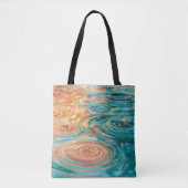 Kringel der Ruhe Abstrakte Wasserharmonie Tasche (Vorderseite)