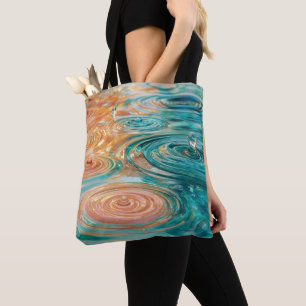 Kringel der Ruhe Abstrakte Wasserharmonie Tasche