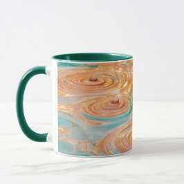 Kringel der Ruhe Abstrakte Wasserharmonie Tasse