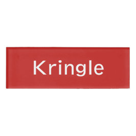 Kringle Name Tag Namenschild