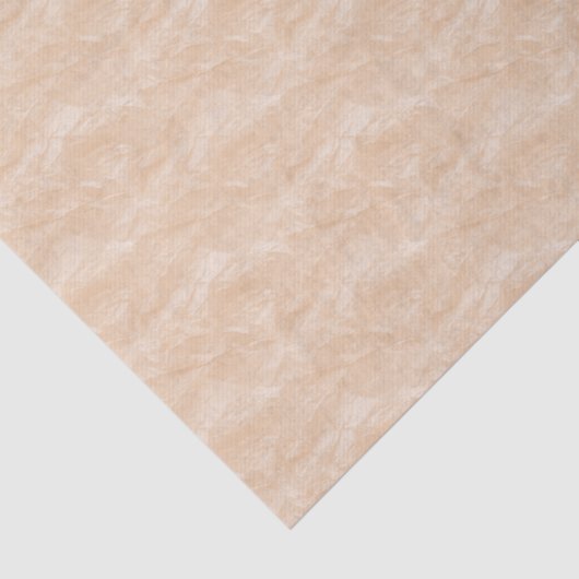 Krinkler Look in blassrosa Peach Seidenpapier (Ausschnitt)
