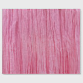 Krinklerrosa Krepe Geschenkpapier (Flach)
