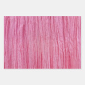 Krinklerrosa Krepe Geschenkpapier Set (Vorderseite 3)
