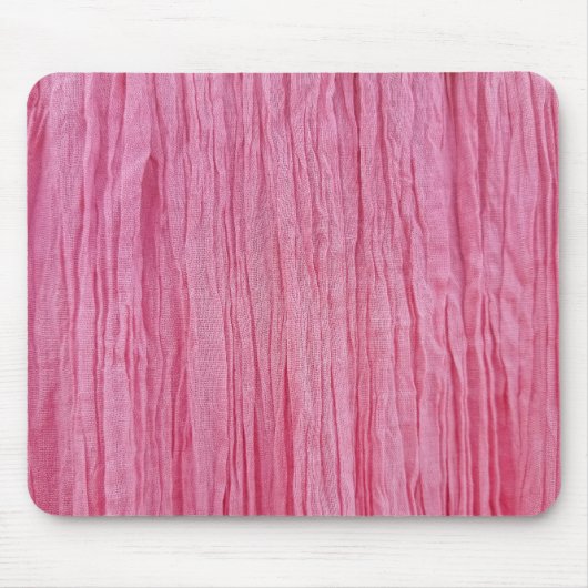 Krinklerrosa Krepe Mousepad (Vorne)