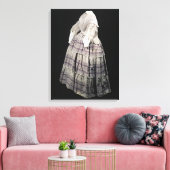 Krinoline, 1850-60 leinwanddruck (Insitu (Wohnzimmer))