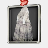 Krinolinenkleid, 1850-60 ornament aus metall (Links)