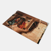 Krippe - Agabiti Fußmatte (Schrägansicht)